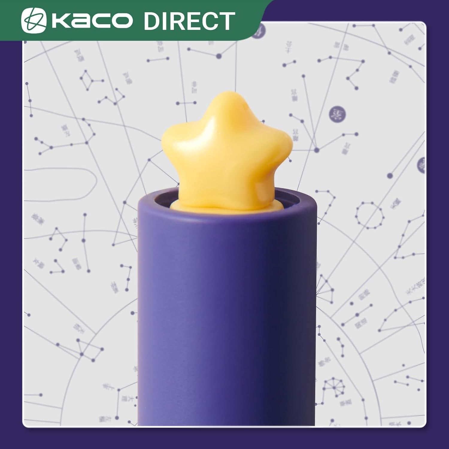 Bolígrafos Kaco FIRST Tinta Gel 0.5mm Paquete de 2 Púrpura