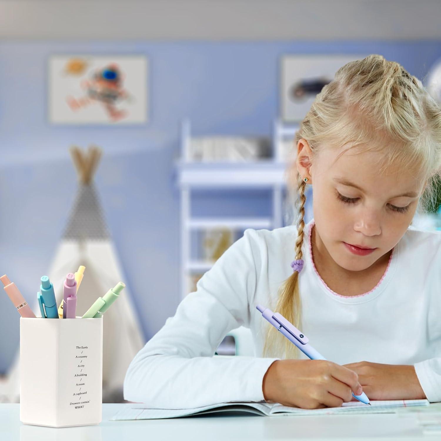 Bolígrafos de Gel YOXMJDB 0.7mm Tinta Negra Suave 5 Pcs