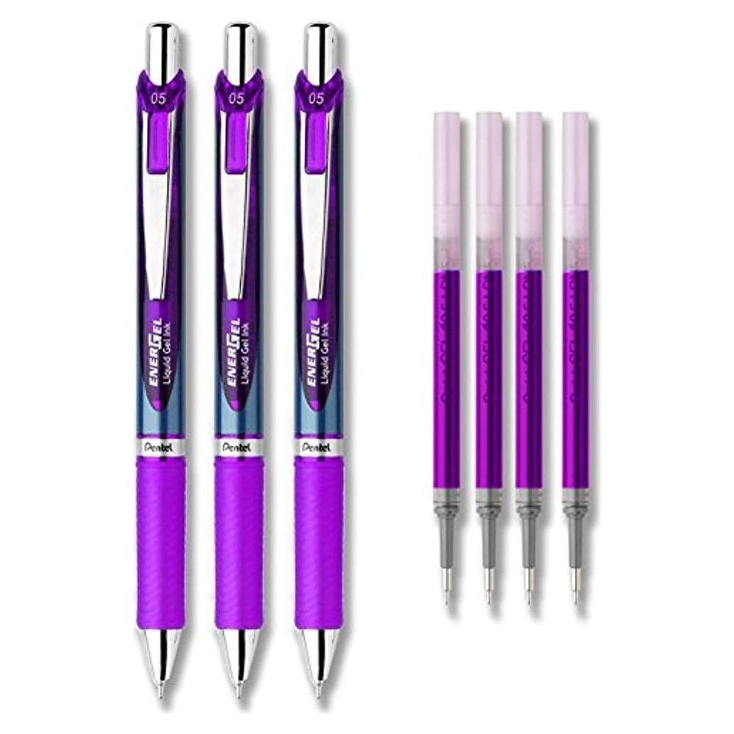 Conjunto de bolígrafos de gel Pentel EnerGel Deluxe RTX 0.5mm