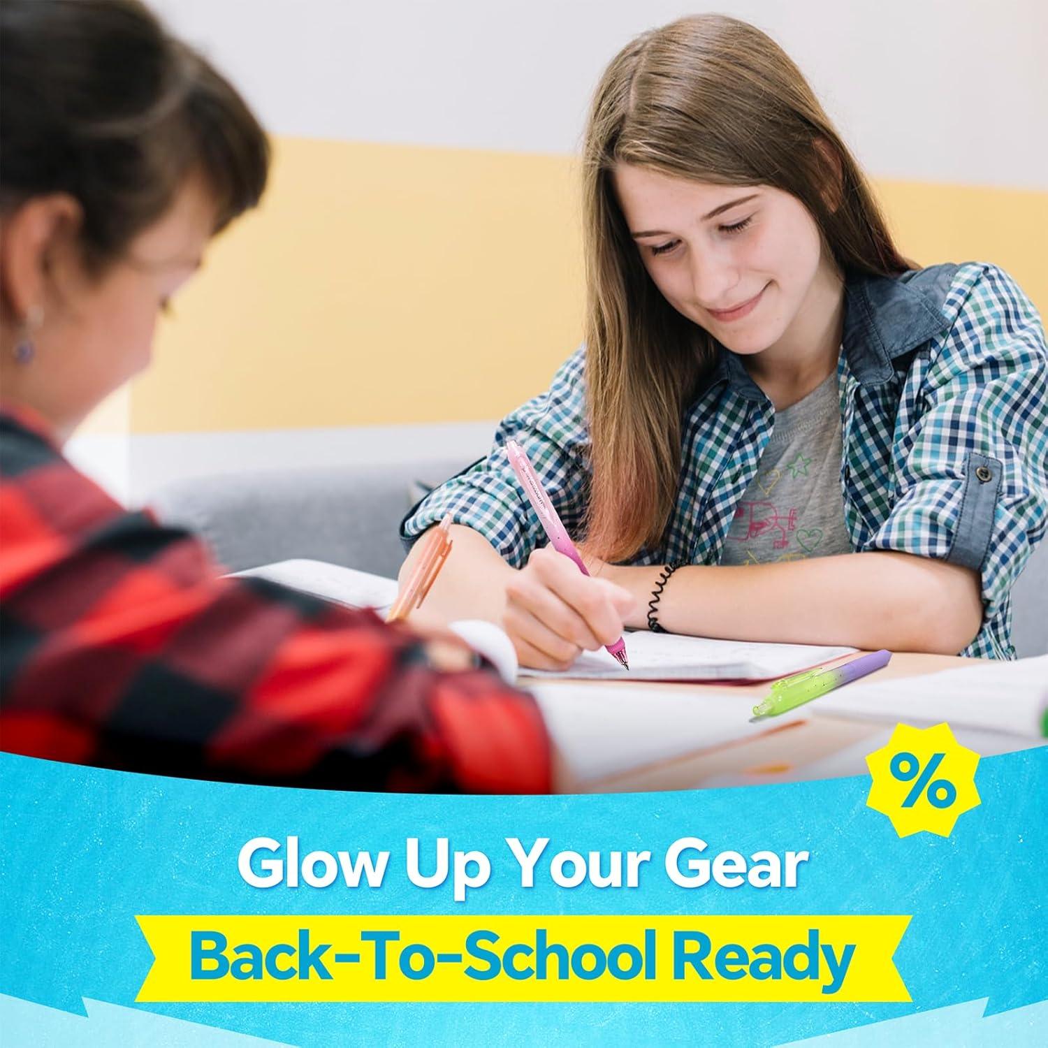 Bolígrafos de Gel WRITECH 0.7mm Retráctiles Multicolor 6ct