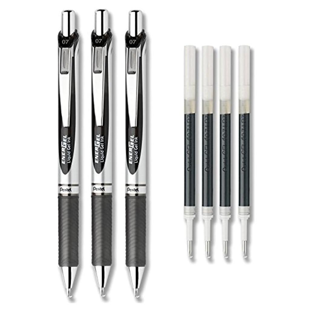 Conjunto de bolígrafos de gel Pentel EnerGel Deluxe RTX 0.7mm
