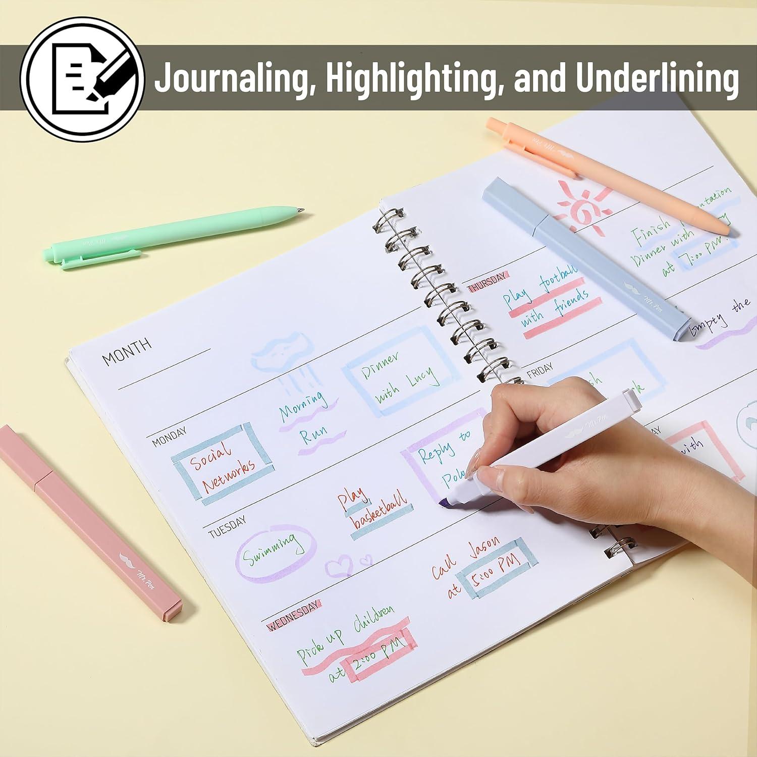 Mr. Pen - Set de 8 Marcadores y Bolígrafos de Gel Coloridos