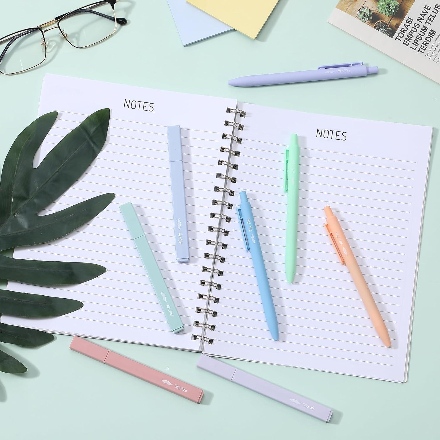 Mr. Pen - Set de 8 Marcadores y Bolígrafos de Gel Coloridos