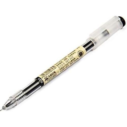 Bolígrafos de Gel BEMLP 0.35mm Ultra Fina 12 Piezas Negro