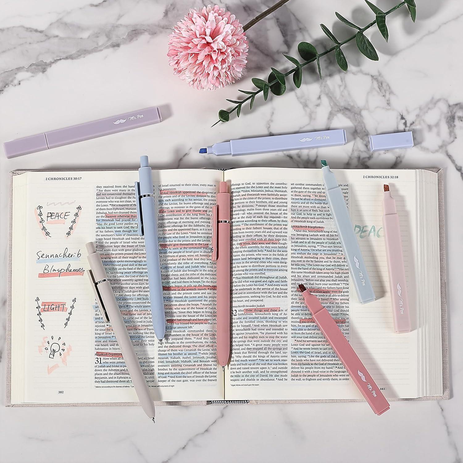 Bolígrafos y Marcadores Estéticos Mr. Pen - 10 Paquete Morandi