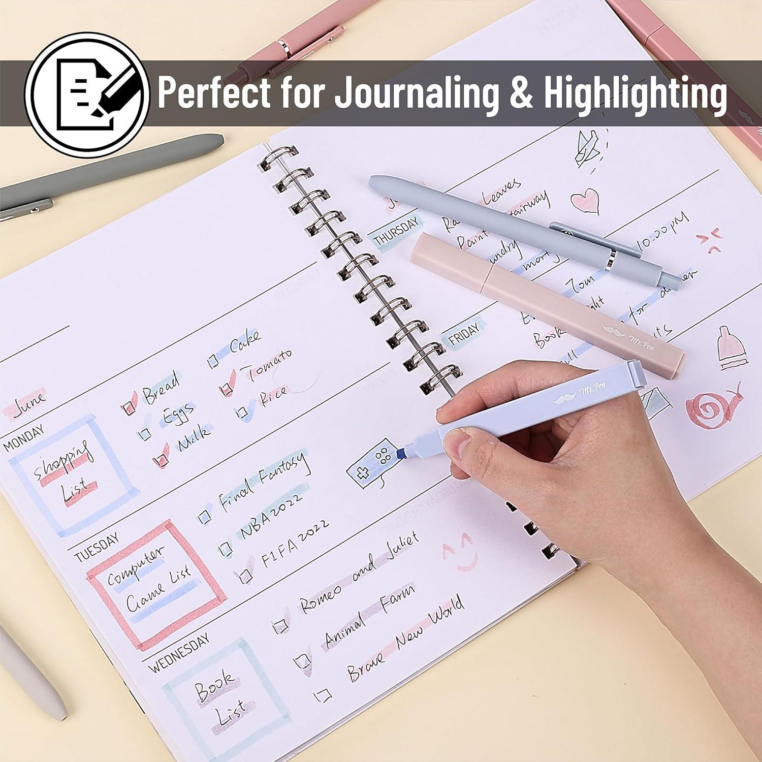 Bolígrafos y Marcadores Estéticos Mr. Pen - 10 Paquete Morandi