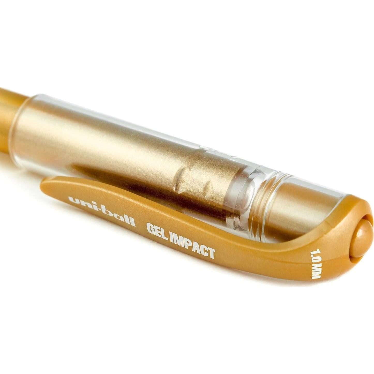 Bolígrafo de Gel Uniball Impact Bold 1mm Multicolor 3 Unidades