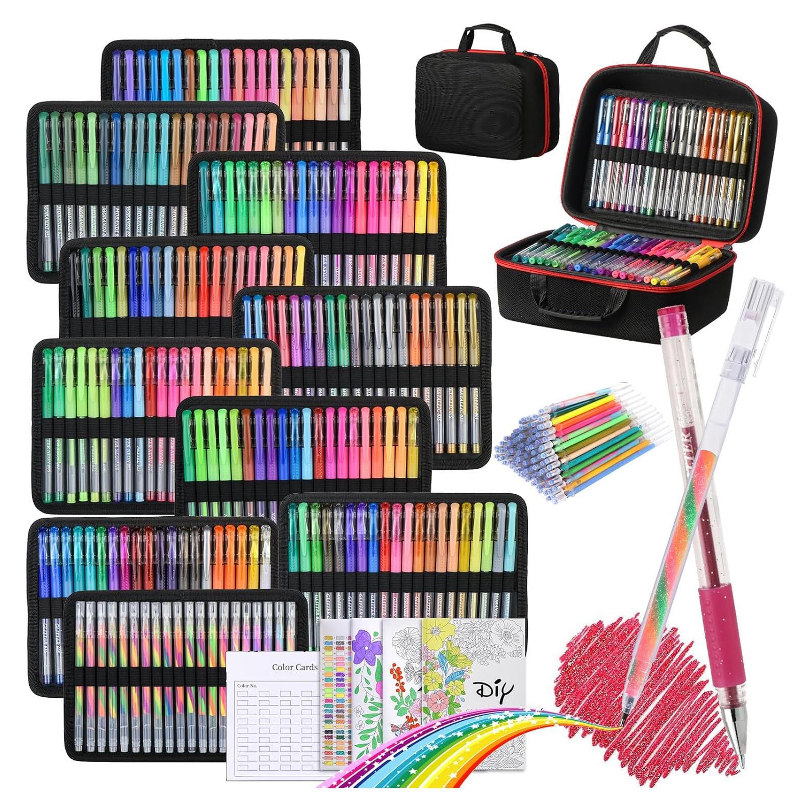 Paquete de 198 Bolígrafos de Gel ZZWUAPT con 180 Recargas