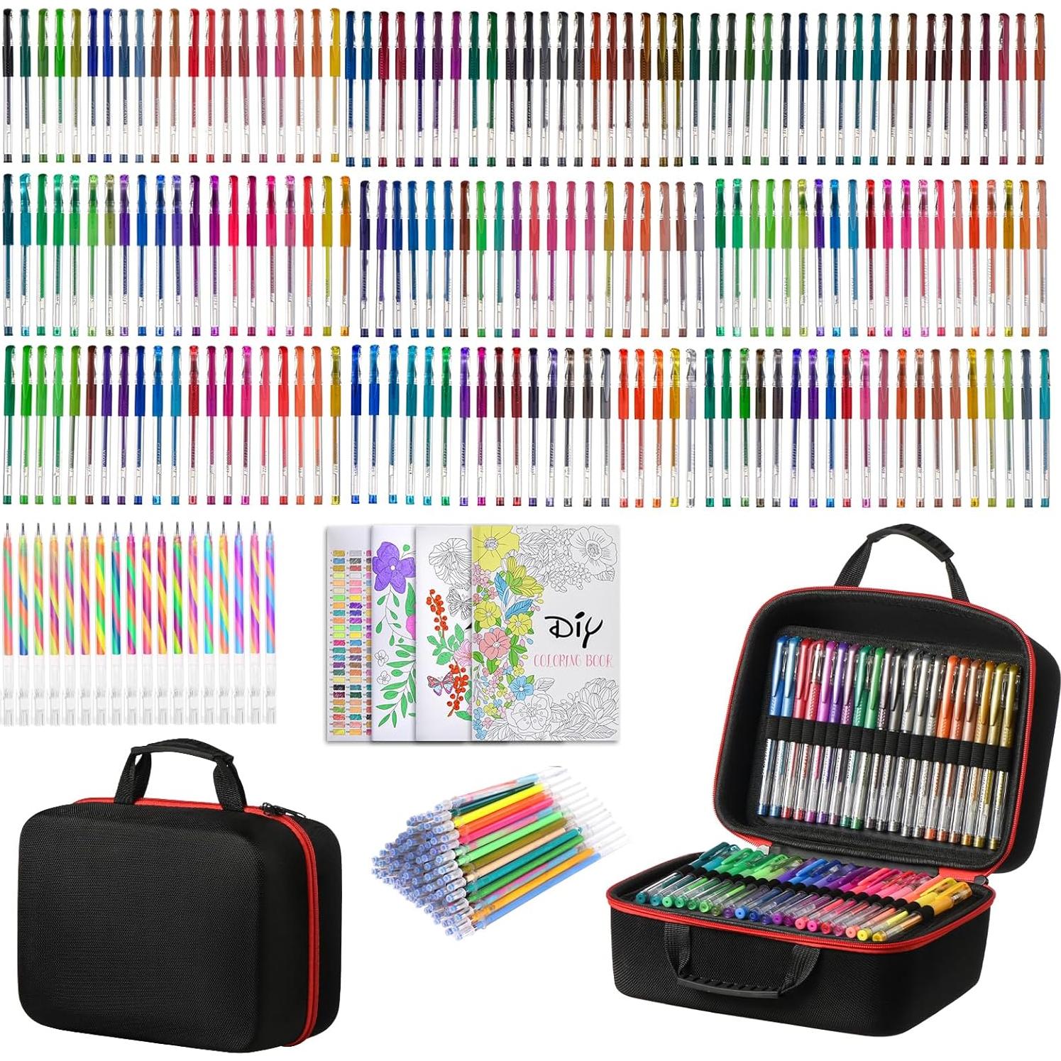 Paquete de 198 Bolígrafos de Gel ZZWUAPT con 180 Recargas