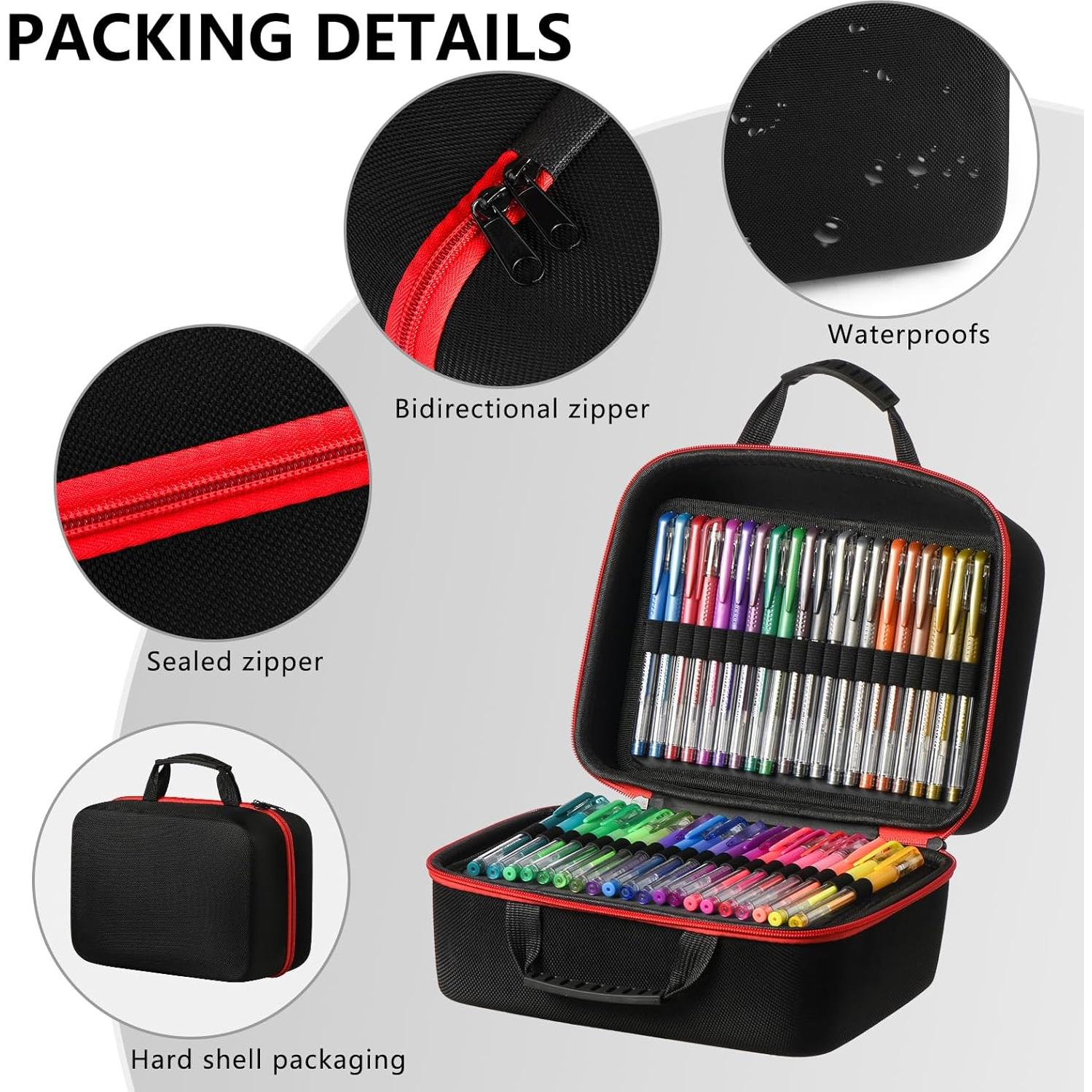 Paquete de 198 Bolígrafos de Gel ZZWUAPT con 180 Recargas