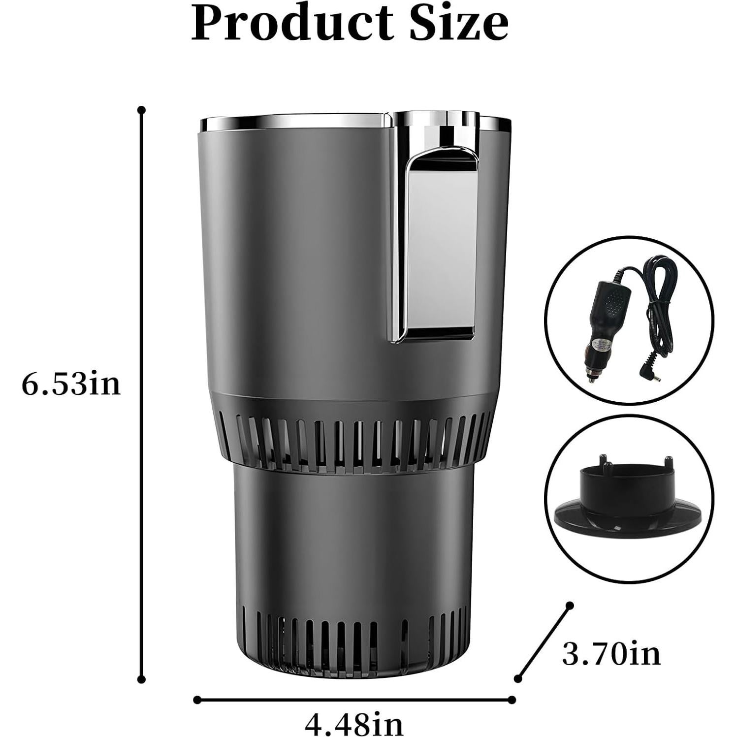 Taza de coche inteligente HPYDIY 2-en-1 caliente y fría