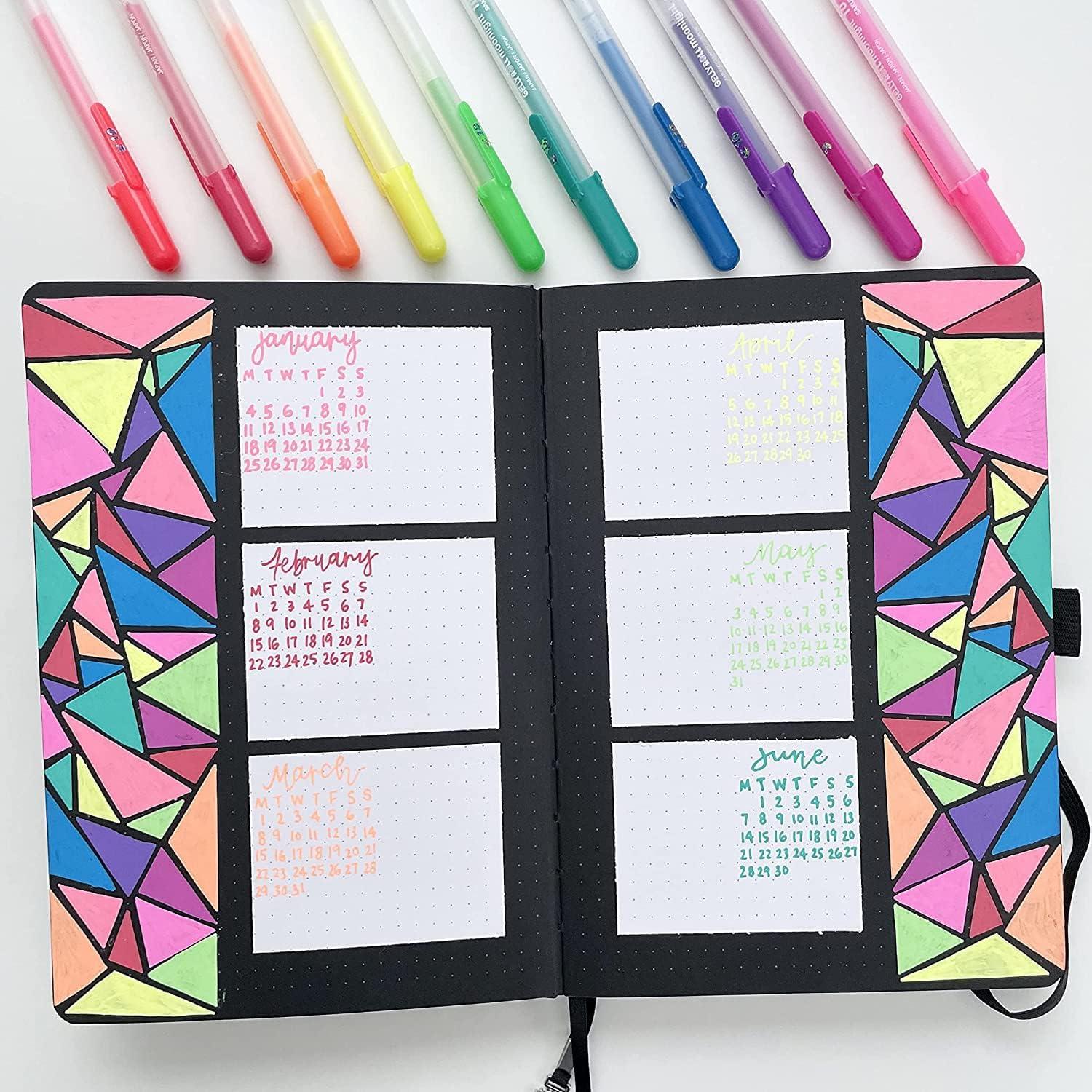 Bolígrafos de Gel SAKURA Gelly Roll Moonlight - 10 Unidades