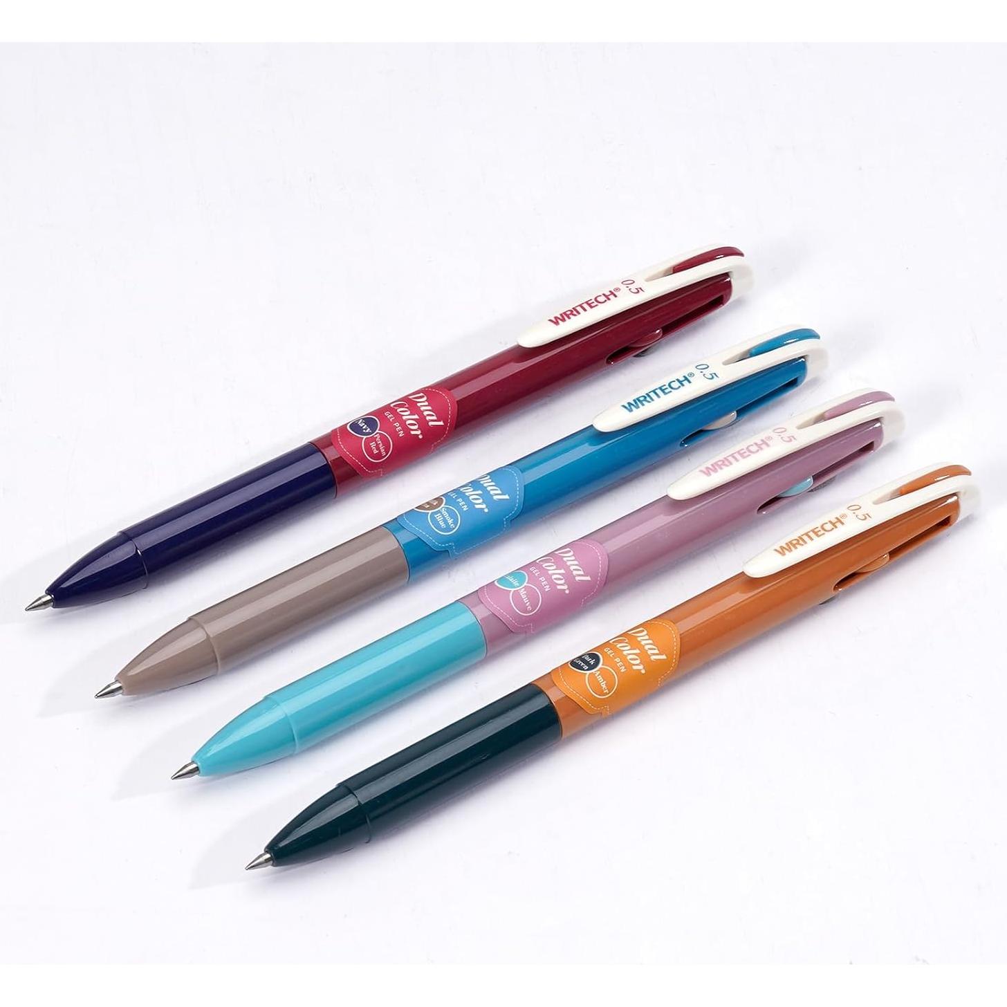 Bolígrafos de Gel Retráctiles WRITECH 0.5mm Multicolor 4 Pcs