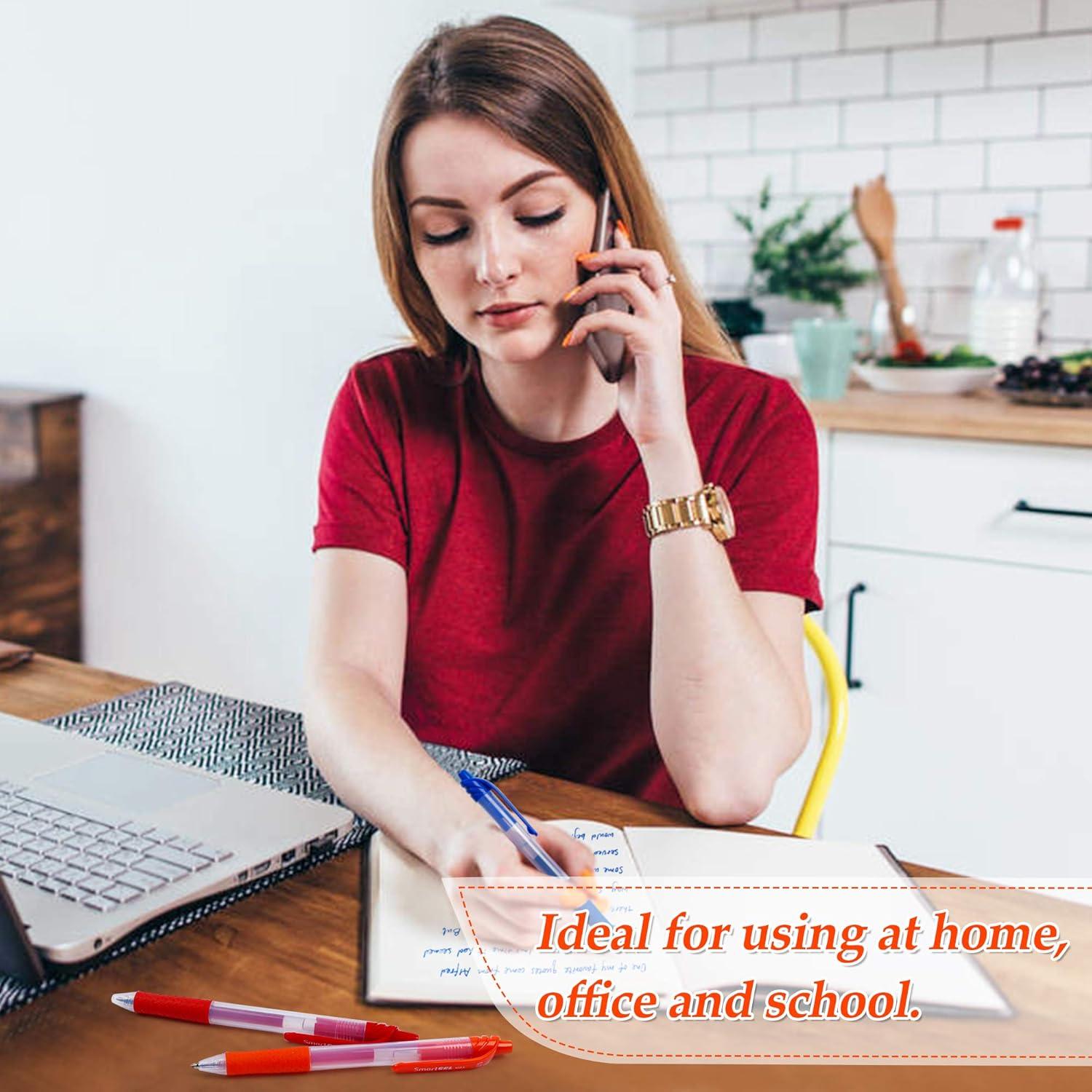 Bolígrafos de Gel Retráctiles Smart Color Art - 20 Colores, 0.7 mm