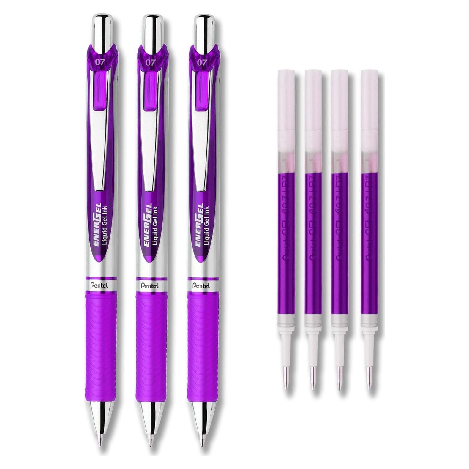 Conjunto de bolígrafos de gel Pentel EnerGel Deluxe RTX 0.7mm