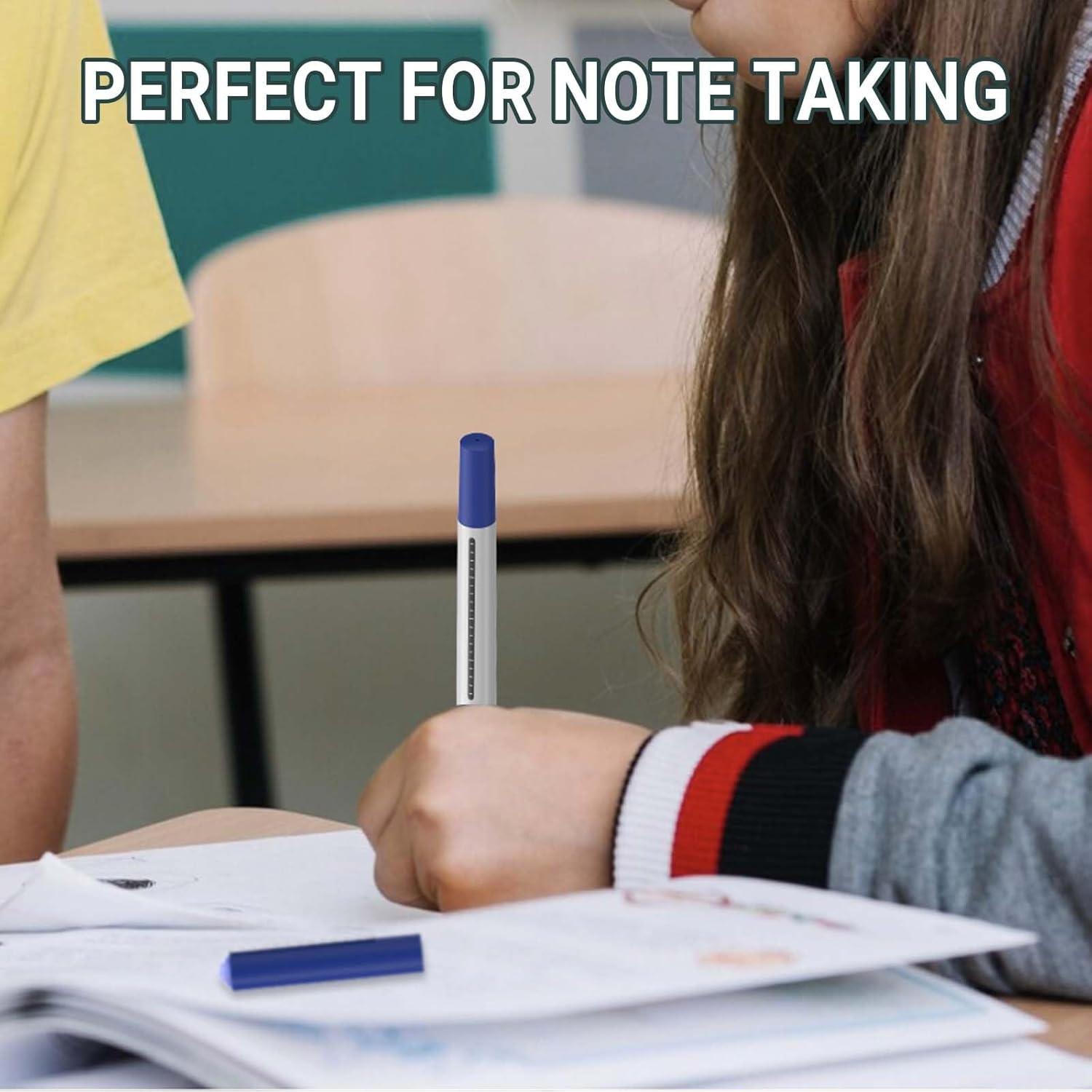 Paquete de 16 bolígrafos JOBONUS azul 0.5mm punta fina