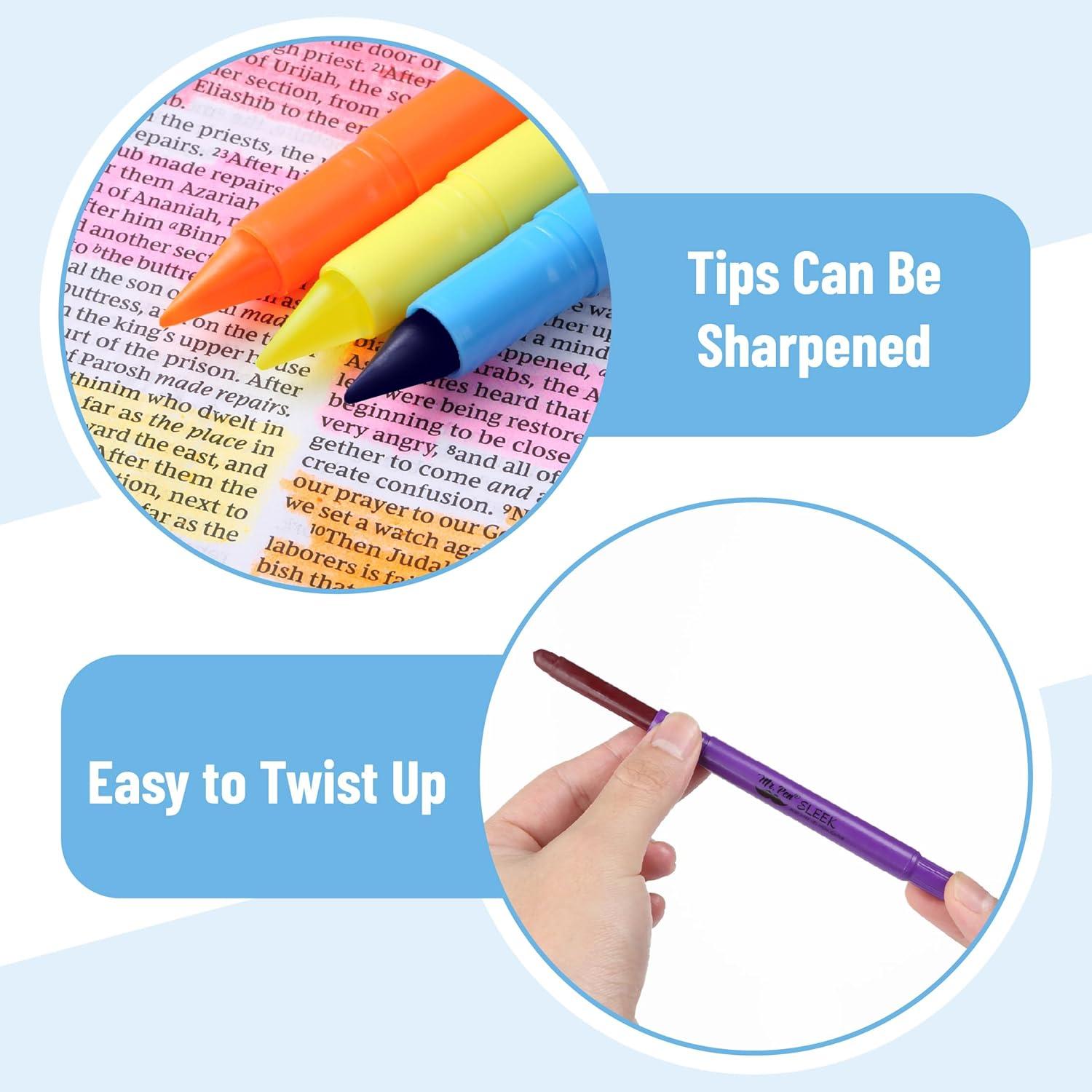 Marcadores de Gel Mr. Pen BH06, Paquete de 8 Colores Vibrantes