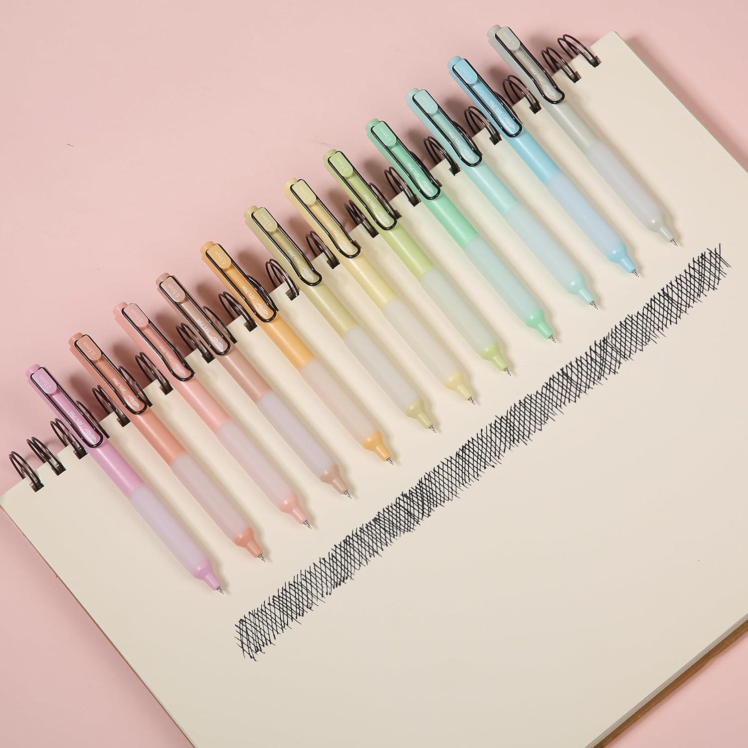 Resaltadores y Bolígrafos de Gel Mr. Pen, Paquete de 24, Colores Variados