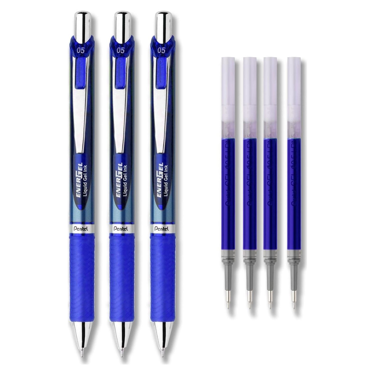 Conjunto de bolígrafos de gel Pentel EnerGel Deluxe RTX 0.5mm