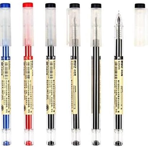 Bolígrafo de Gel Extra Fino BEMLP 0.35mm 12 Unidades