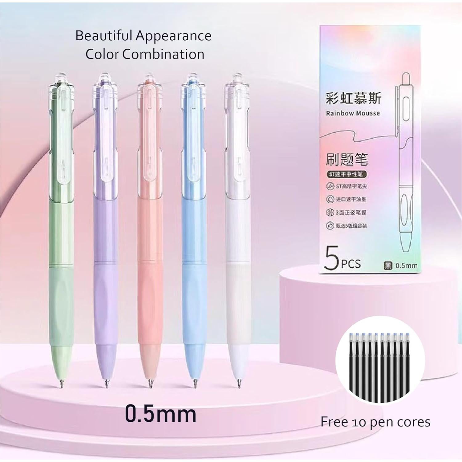 Juego de Suministros Escolares 45PCS RHUIOKJLDF Color Morandi