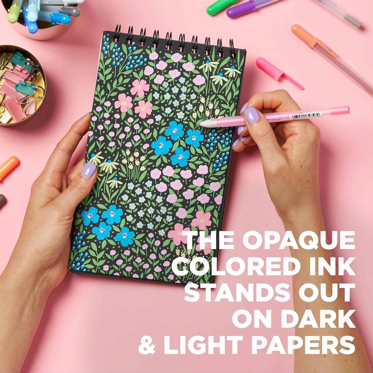 Bolígrafos de Gel SAKURA Gelly Roll Moonlight 10 Colores 0.3mm