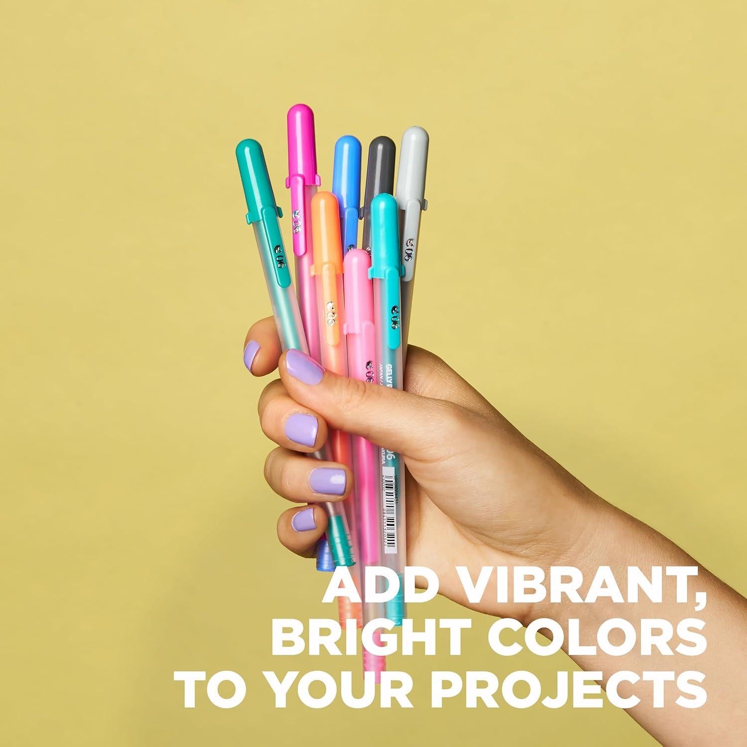 Bolígrafos de Gel SAKURA Gelly Roll Moonlight 10 Colores 0.3mm