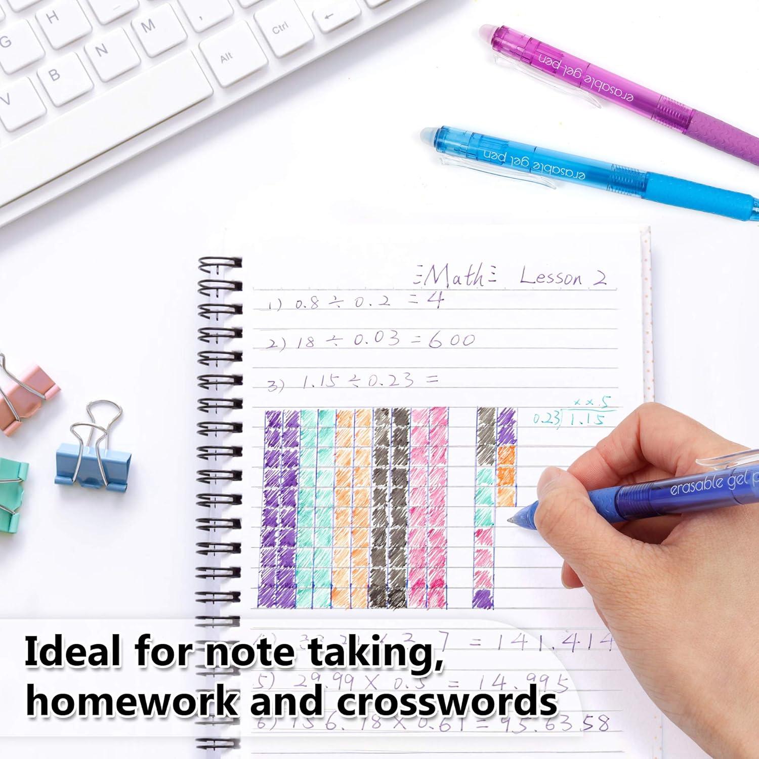 Bolígrafos Gel Borrables Vanstek 15 Colores Punta Fina 0.7mm