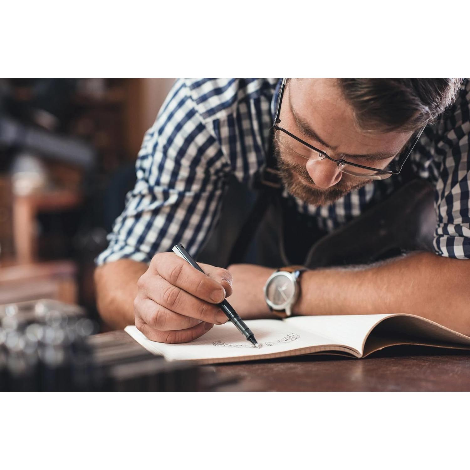 Bolígrafos Pilot Preciso V5, Punta Extra Fina 0.5 mm, 10 Colores