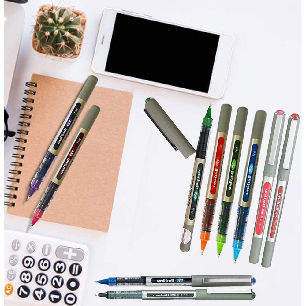 Bolígrafo Uni-Ball EYE UB-157 Rollerball 0.7mm - Paquete de 10