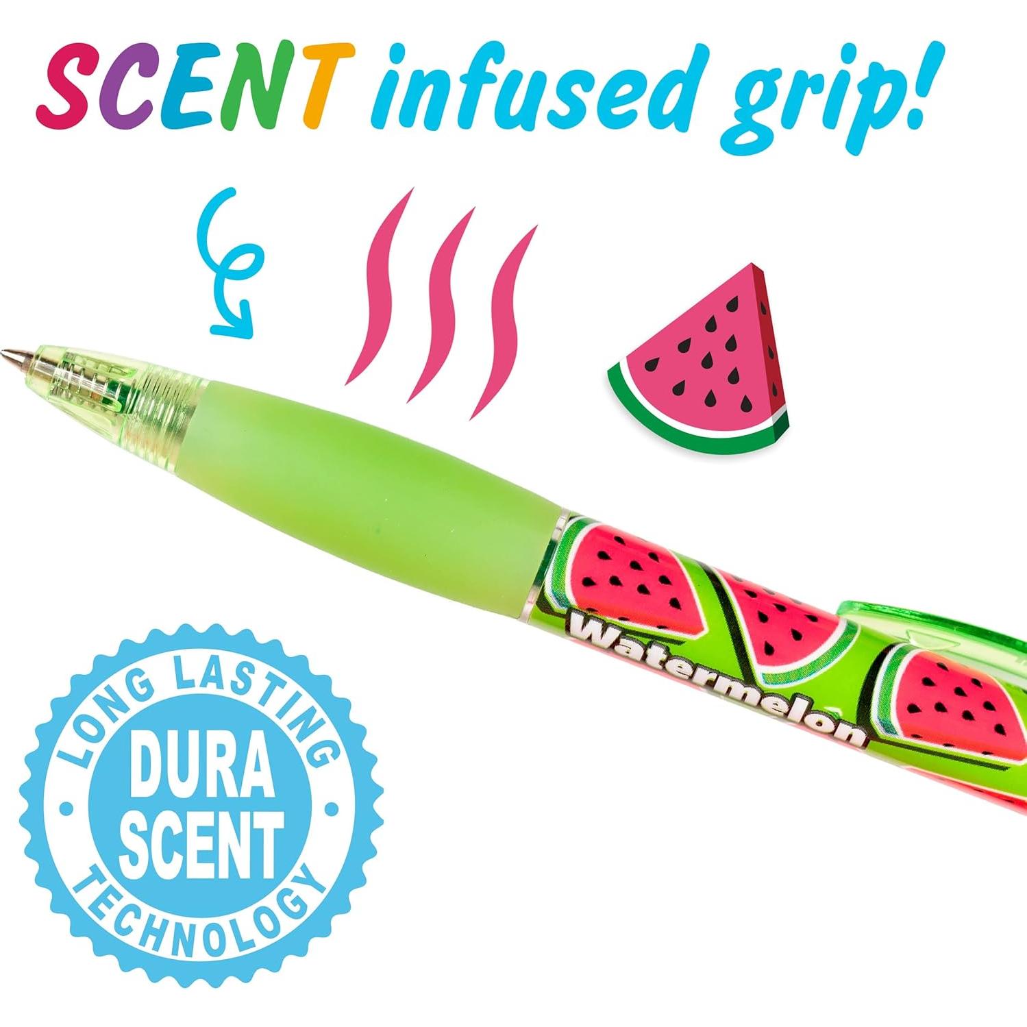 Bolígrafos de Tinta de Gel Aromatizados Scentco - 8 Colores