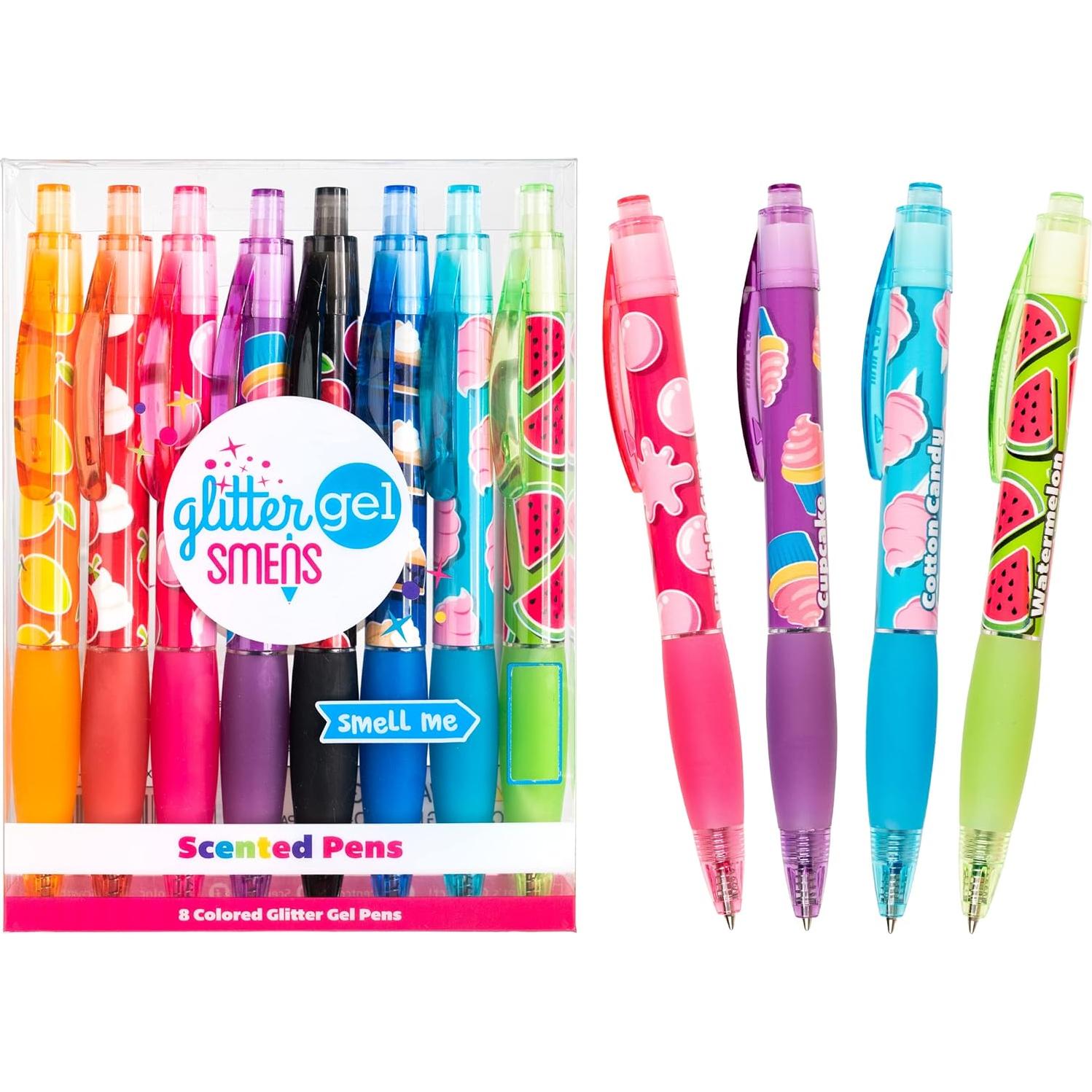 Bolígrafos de Tinta de Gel Aromatizados Scentco - 8 Colores