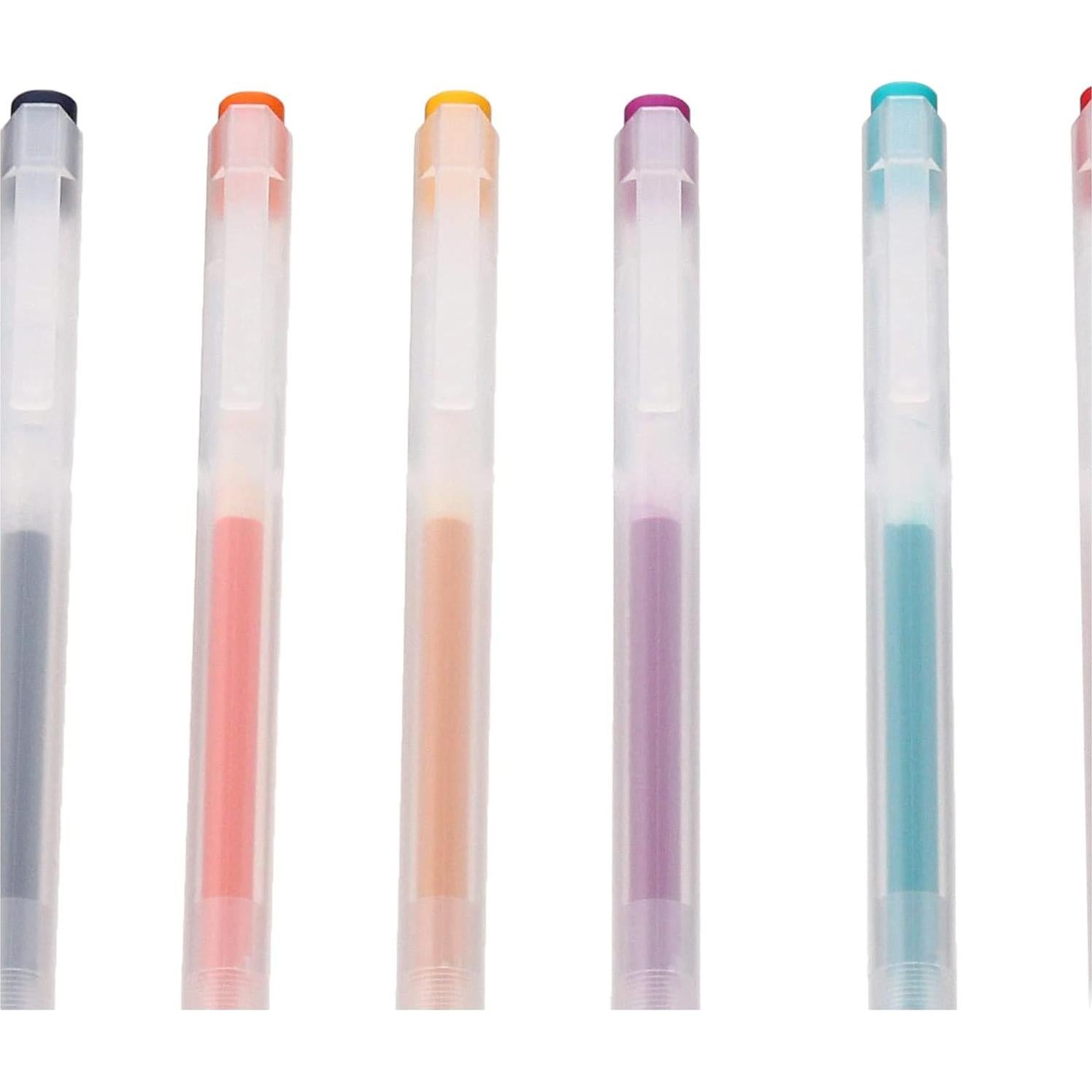Bolígrafo Gel MUJI 0.5mm Set 10 Colores Importado Japón