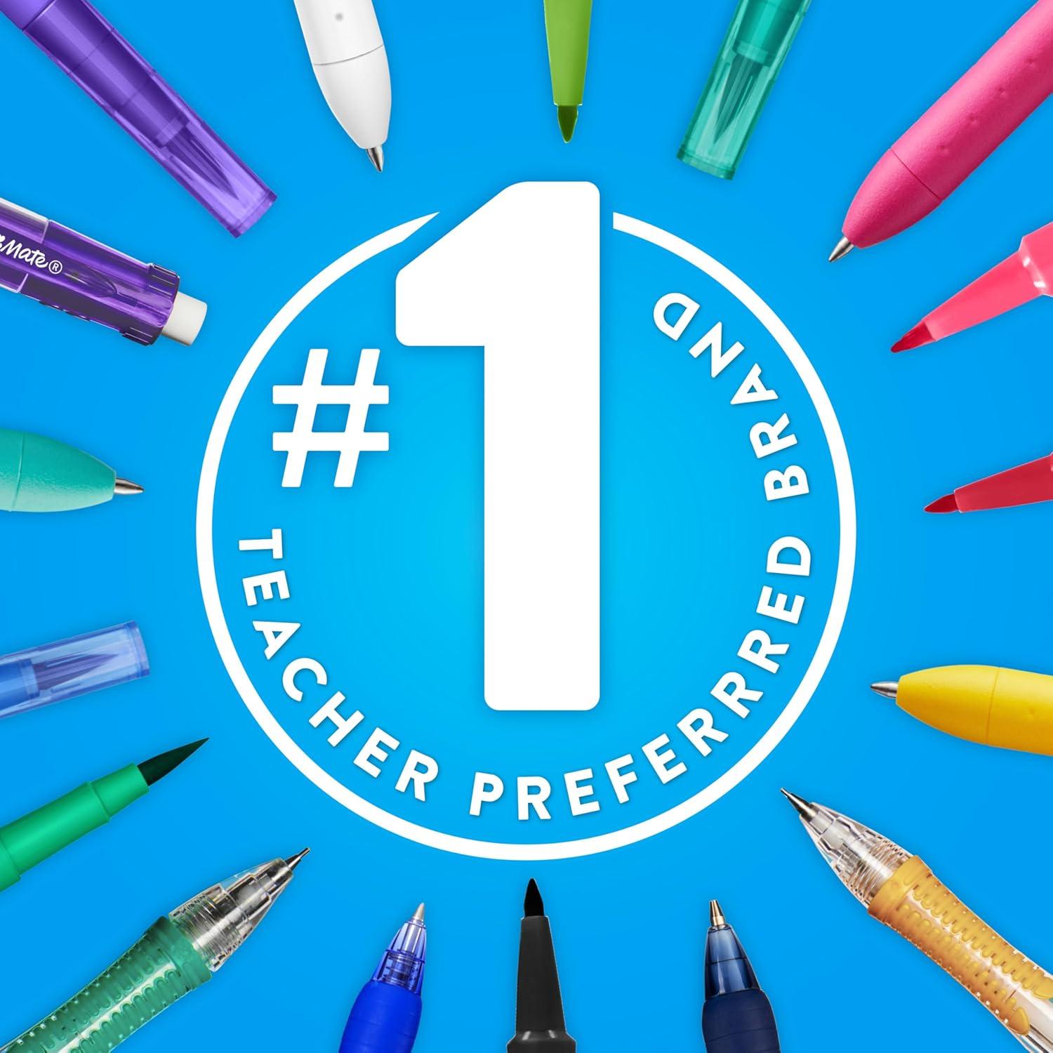 Bolígrafos de Punta de Fieltro Paper Mate Flair 24 Colores