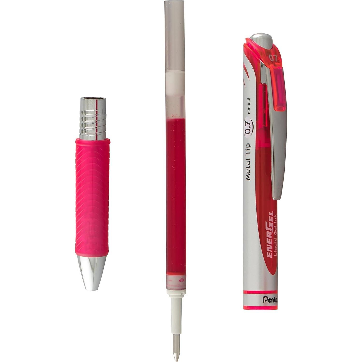 Bolígrafo de Gel Retráctil Pentel EnerGel RTX 0.7mm 8-Pack