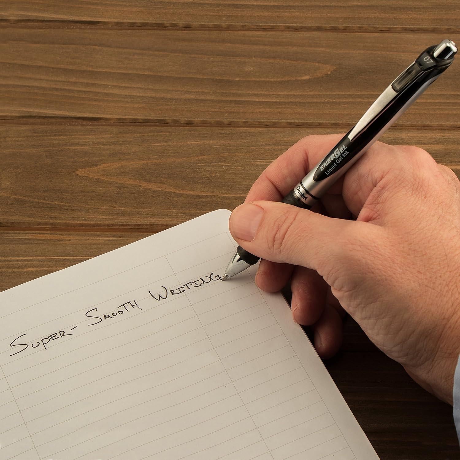 Bolígrafo de Gel Retráctil Pentel EnerGel RTX 0.7mm 8-Pack