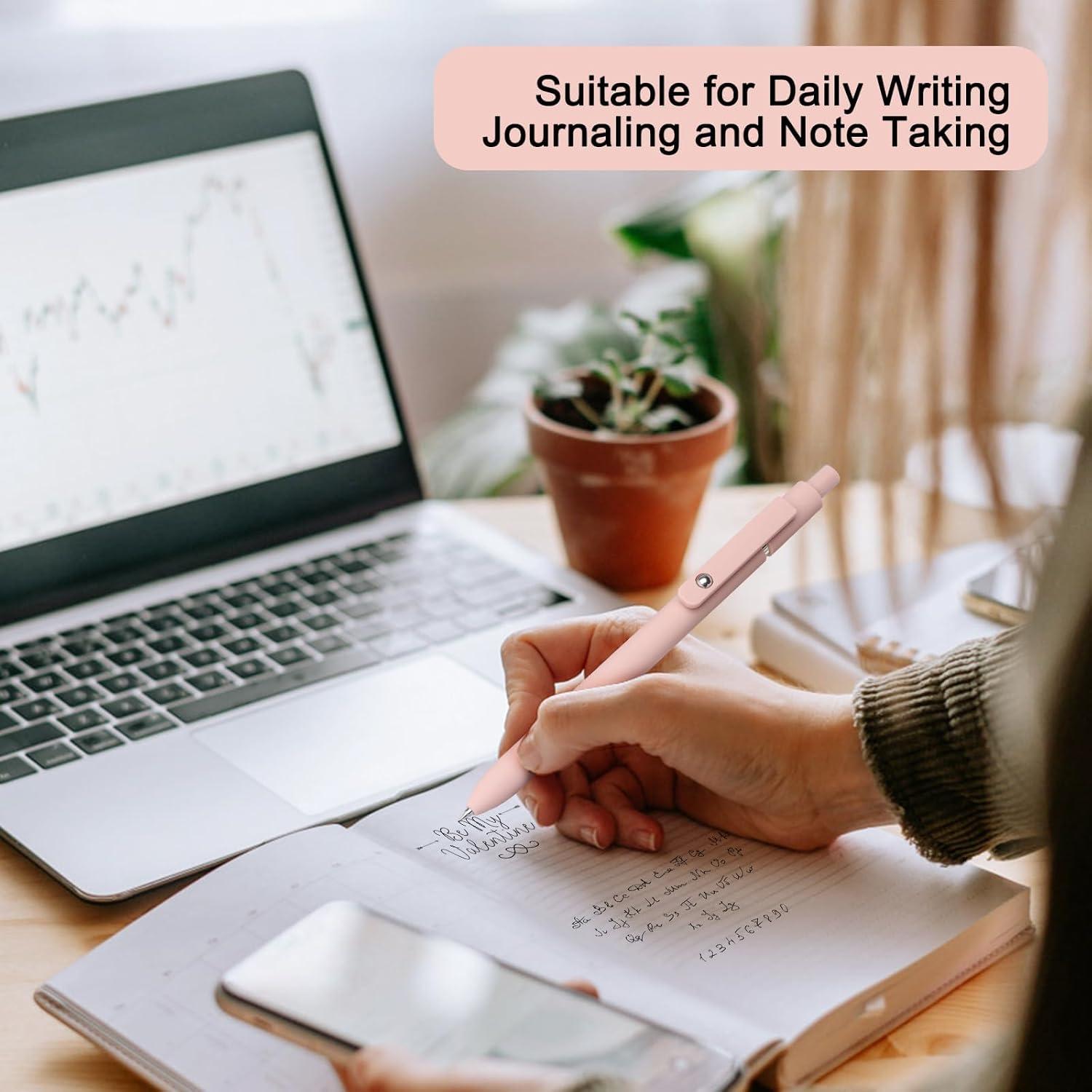 10 Recargas de Tinta de Gel FIOVER 0.5mm Tinta Negra