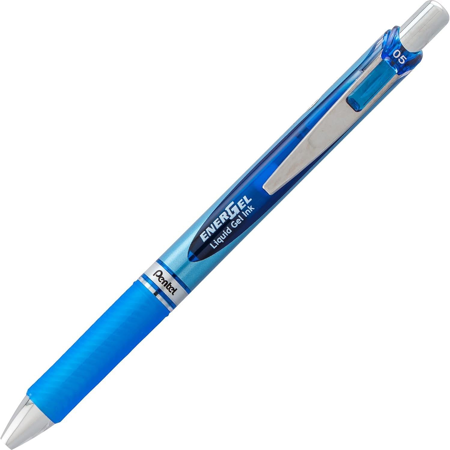 Bolígrafo de Gel Retráctil Pentel EnerGel RTX 0.5mm Azul - Paquete de 5