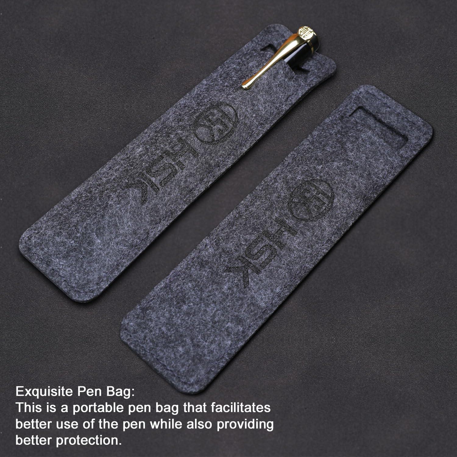 Bolígrafo de lujo HSK 0.5mm negro, set regalo elegante