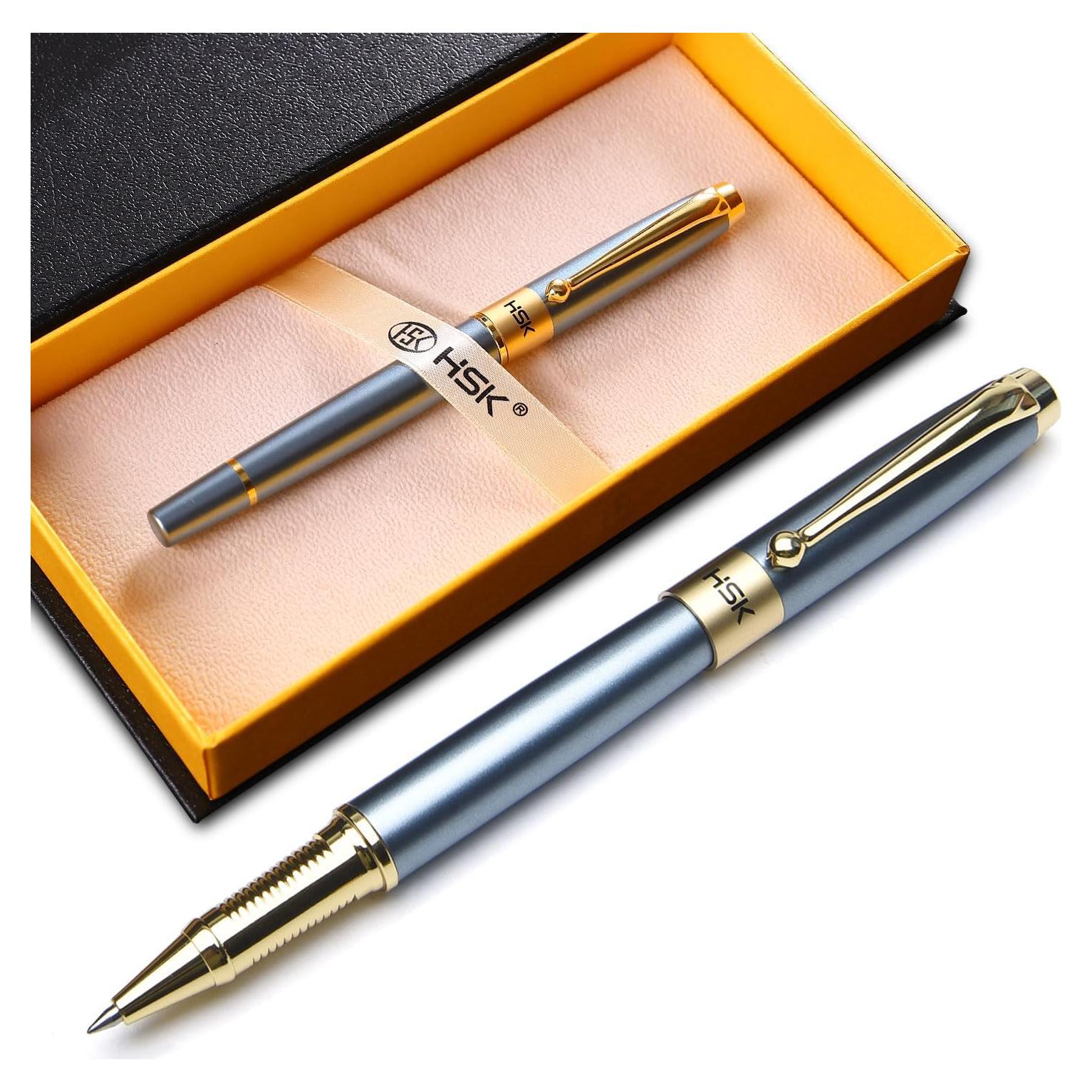 Bolígrafos HSK de lujo azul 0.5mm en caja de regalo