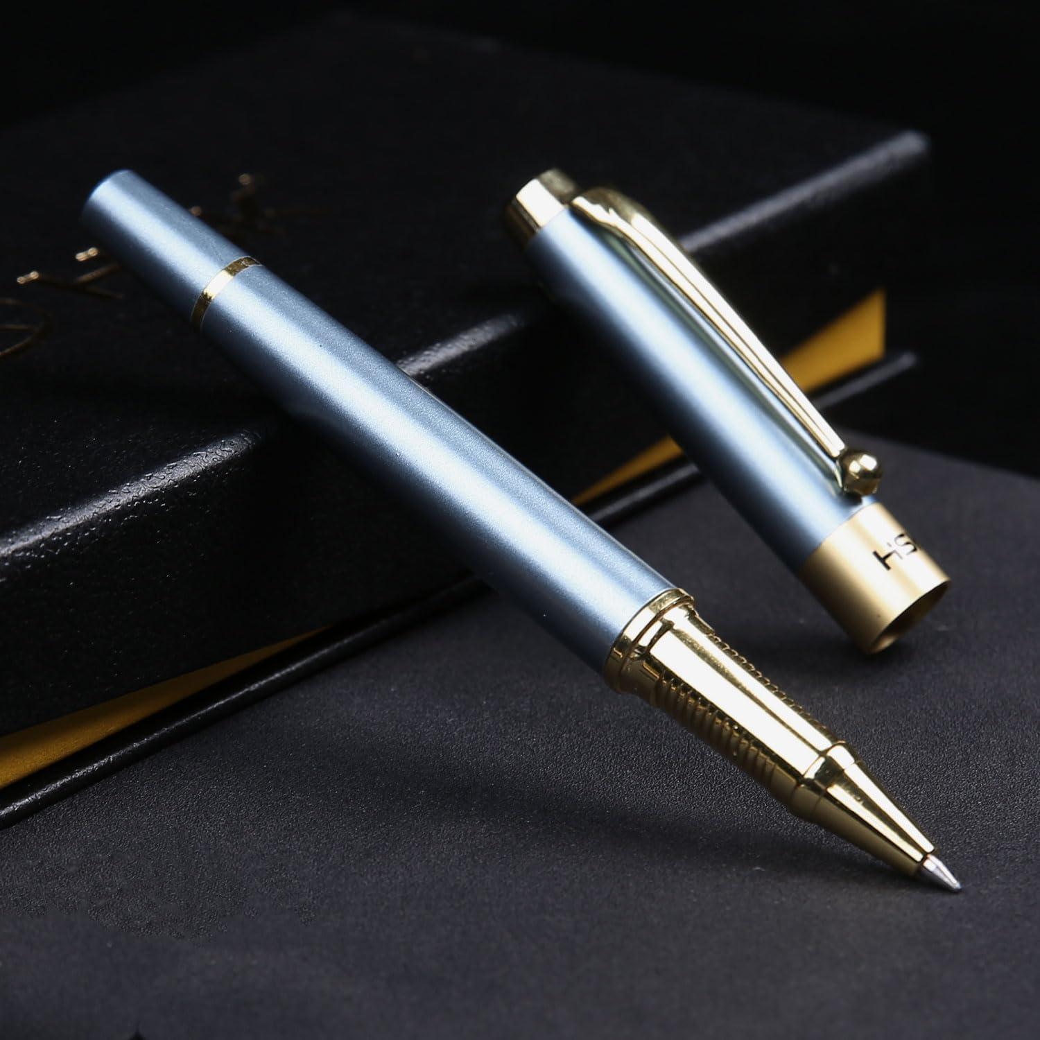 Bolígrafos HSK de lujo azul 0.5mm en caja de regalo