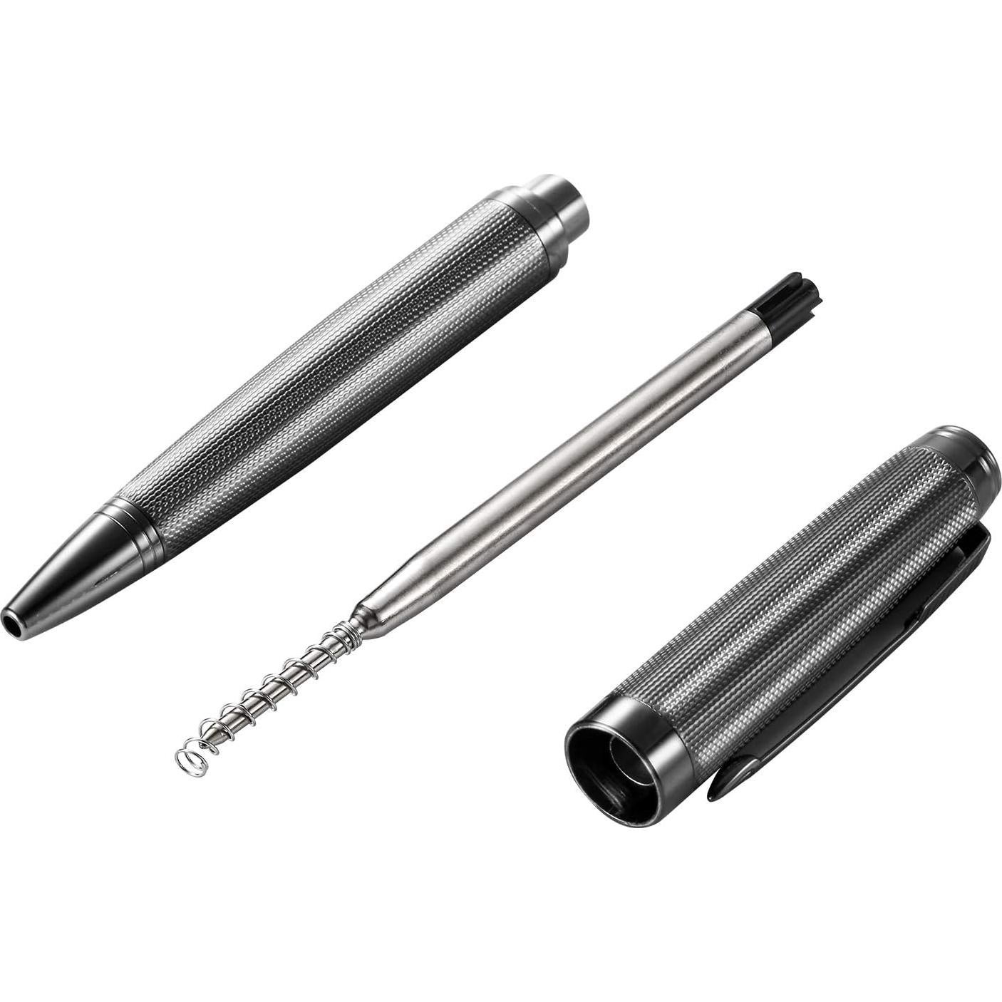 Bolígrafo Retráctil de Acero Inoxidable Nekigoen B2 con Recargas