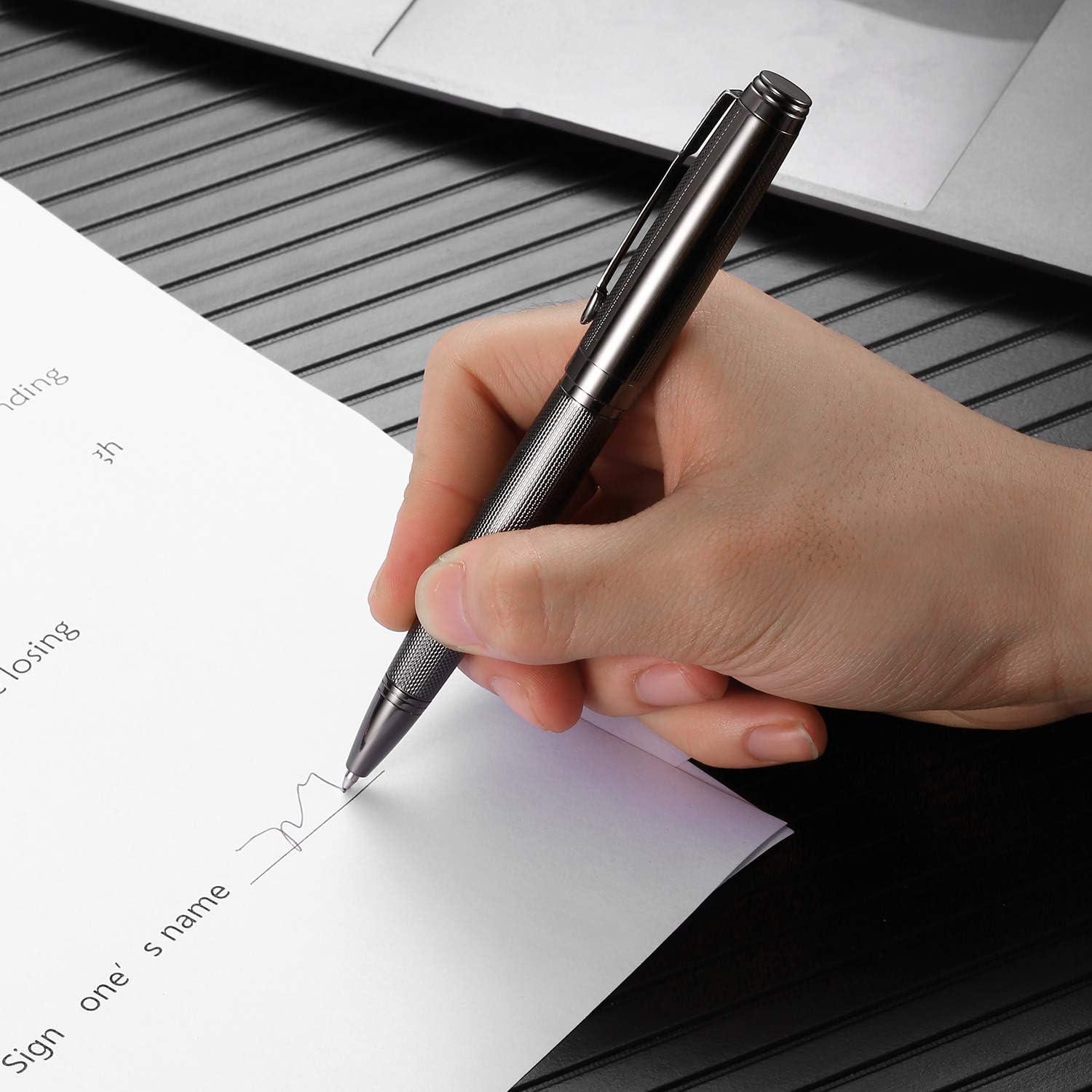 Bolígrafo Retráctil de Acero Inoxidable Nekigoen B2 con Recargas