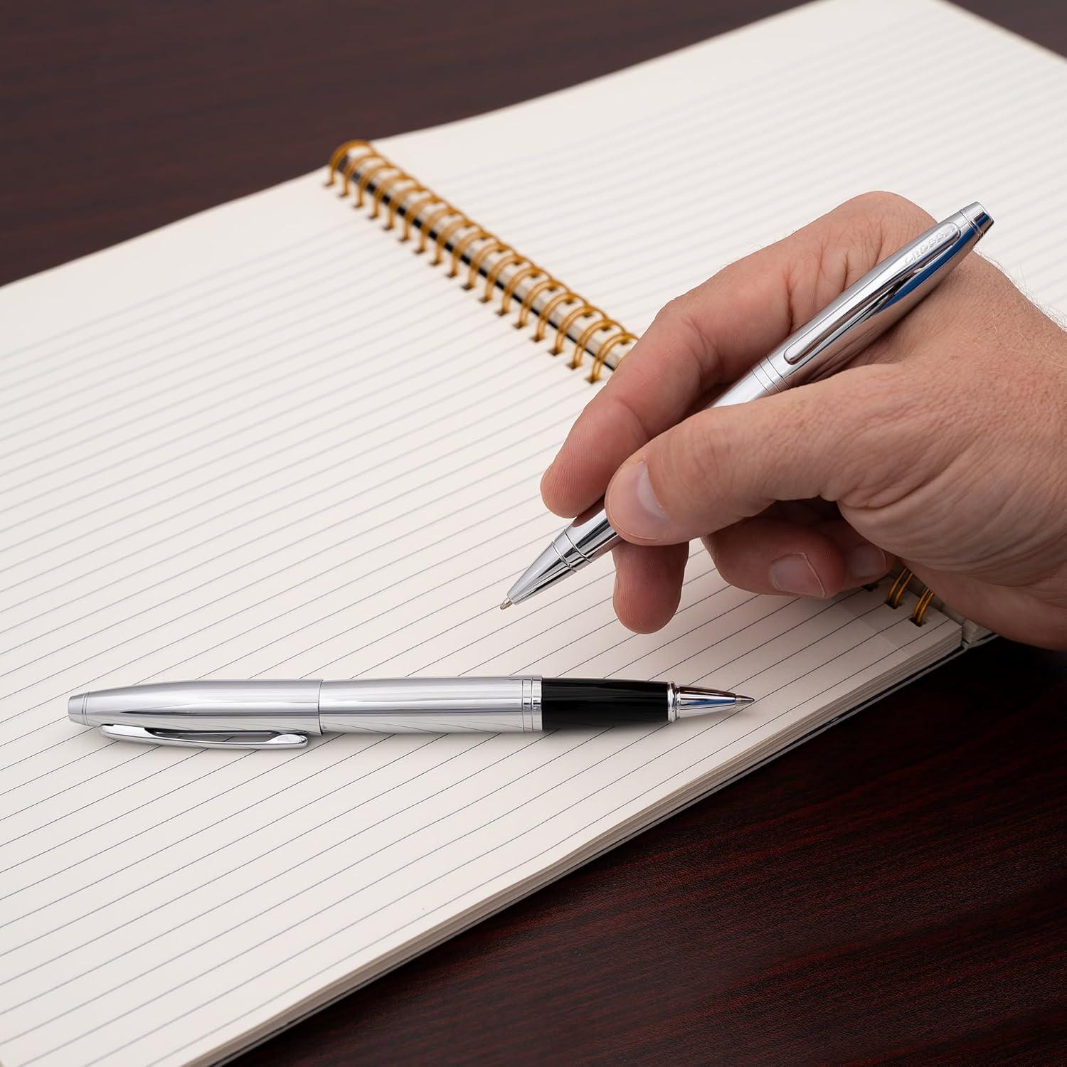 Juego de Plumas Cross Calais Cromadas con Grabado Personalizado