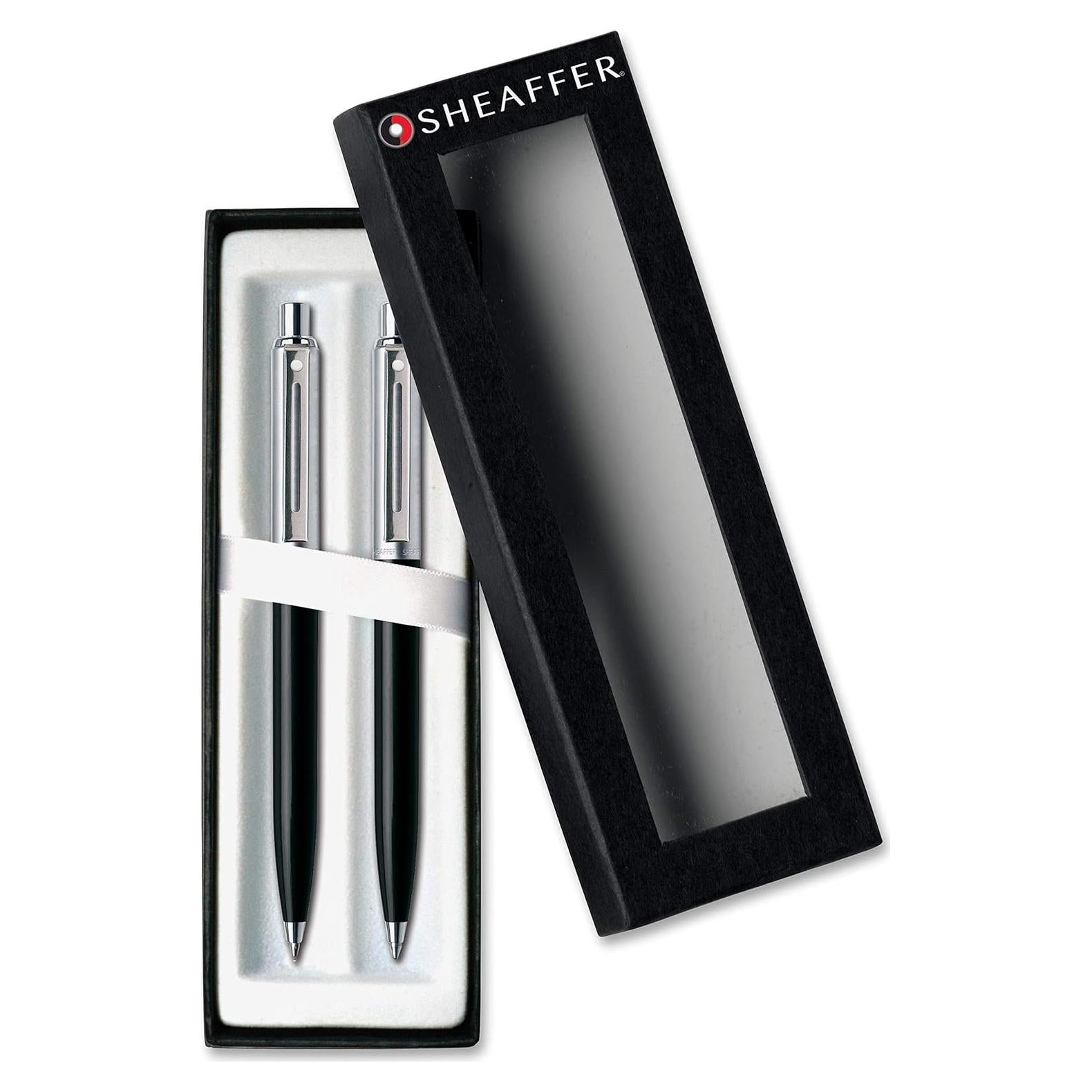 Bolígrafo y Lápiz Sheaffer Sentinel Negro 0.7mm con Acabado en Cromo
