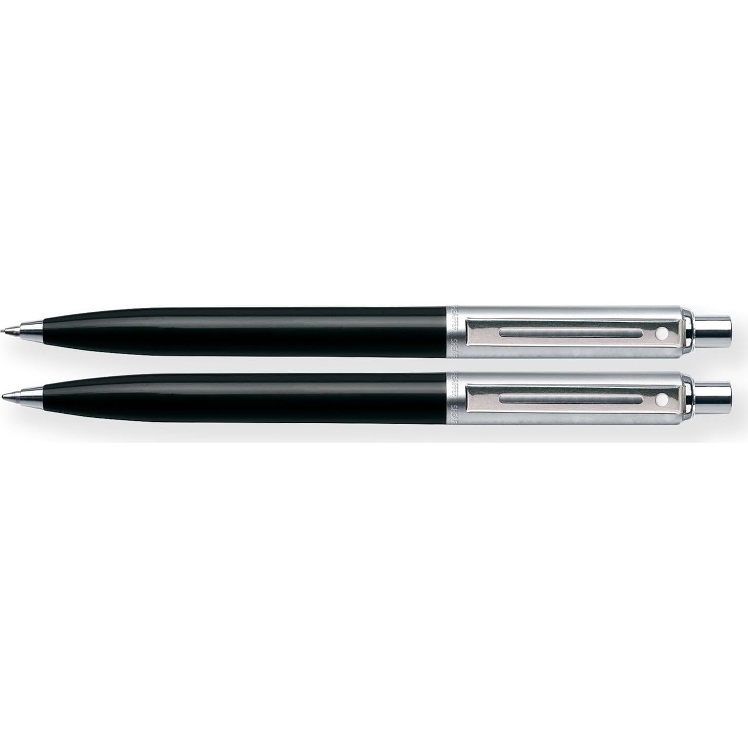 Bolígrafo y Lápiz Sheaffer Sentinel Negro 0.7mm con Acabado en Cromo