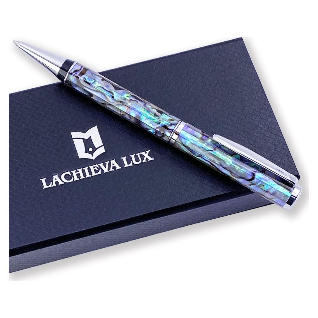 Bolígrafo LACHIEVA LUX de Concha de Abulón - Regalo Premium