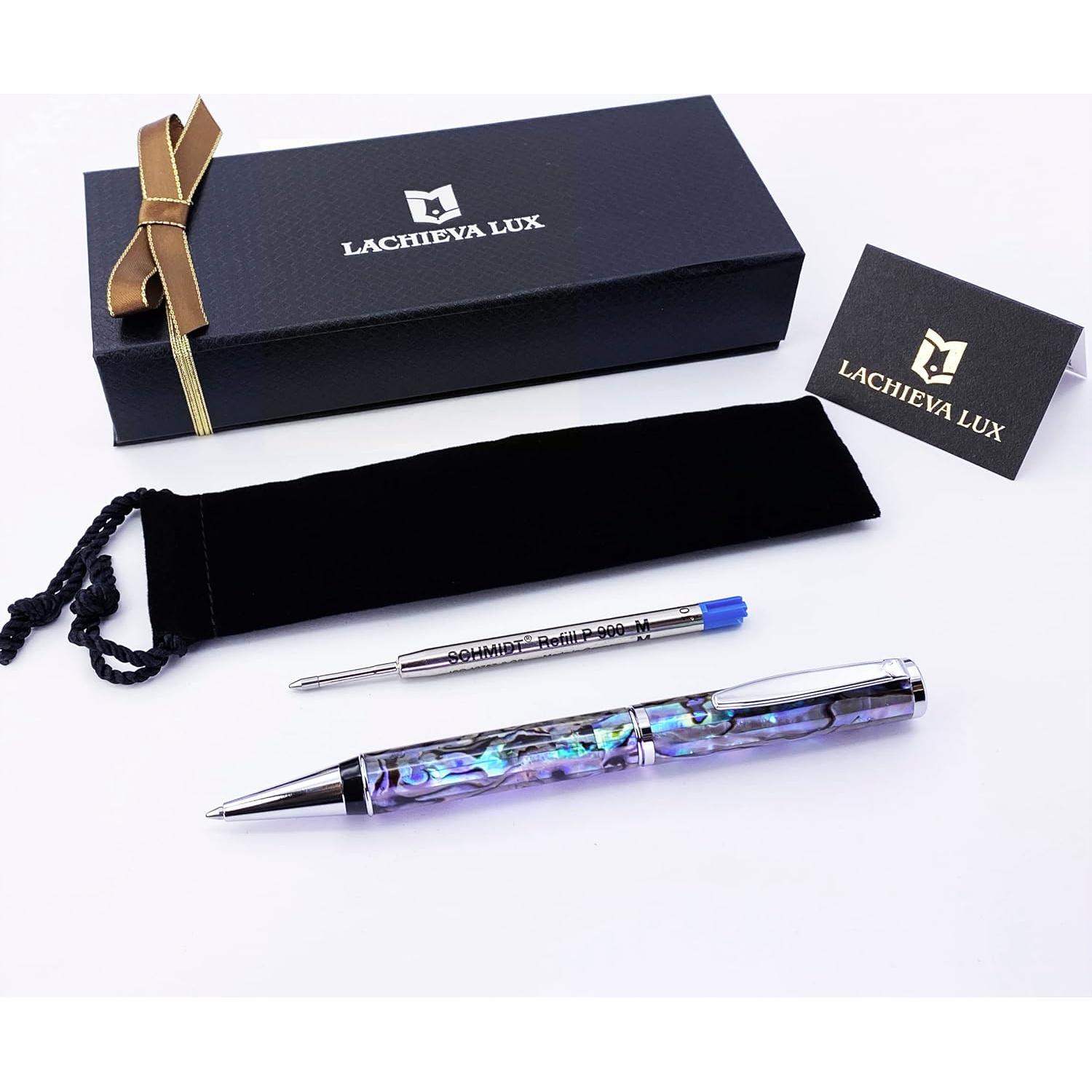 Bolígrafo LACHIEVA LUX de Concha de Abulón - Regalo Premium