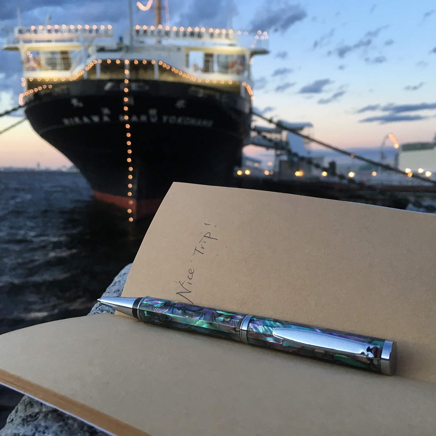 Bolígrafo LACHIEVA LUX de Concha de Abulón - Regalo Premium