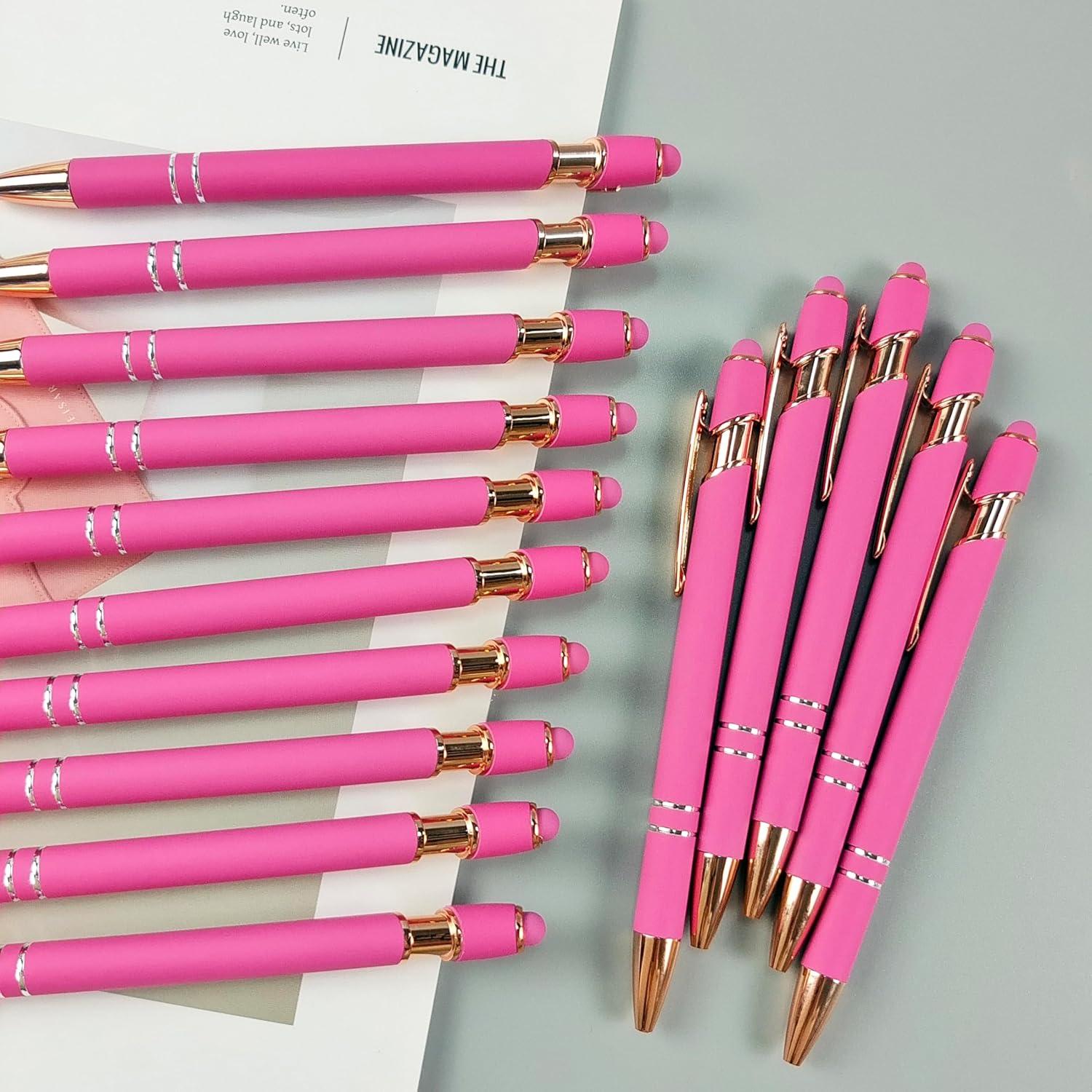 Bolígrafos Retráctiles Aozora 15 Piezas Tinta Negra 1.0 mm